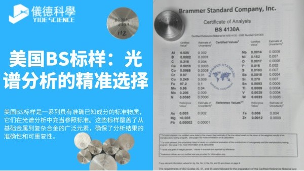 美国BS标样：光谱分析的精准选择